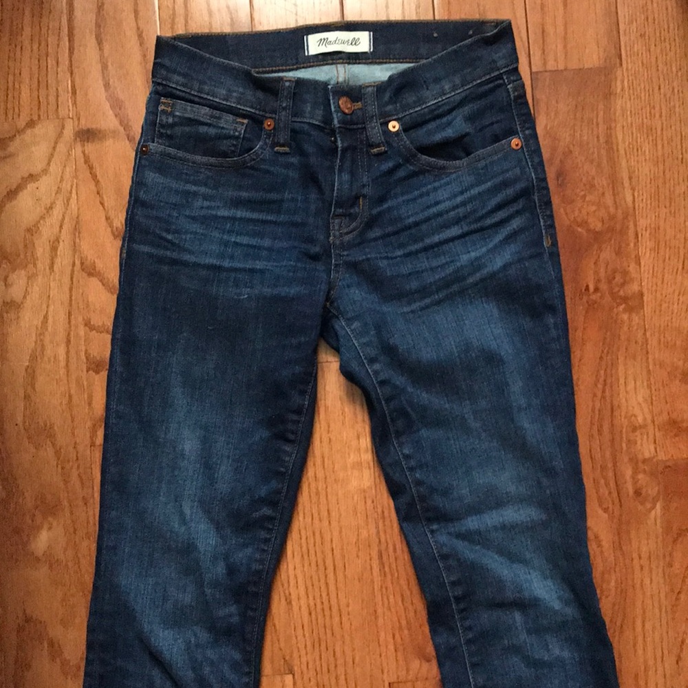 Madewell 8” Skinny Skinny jeans in indigo